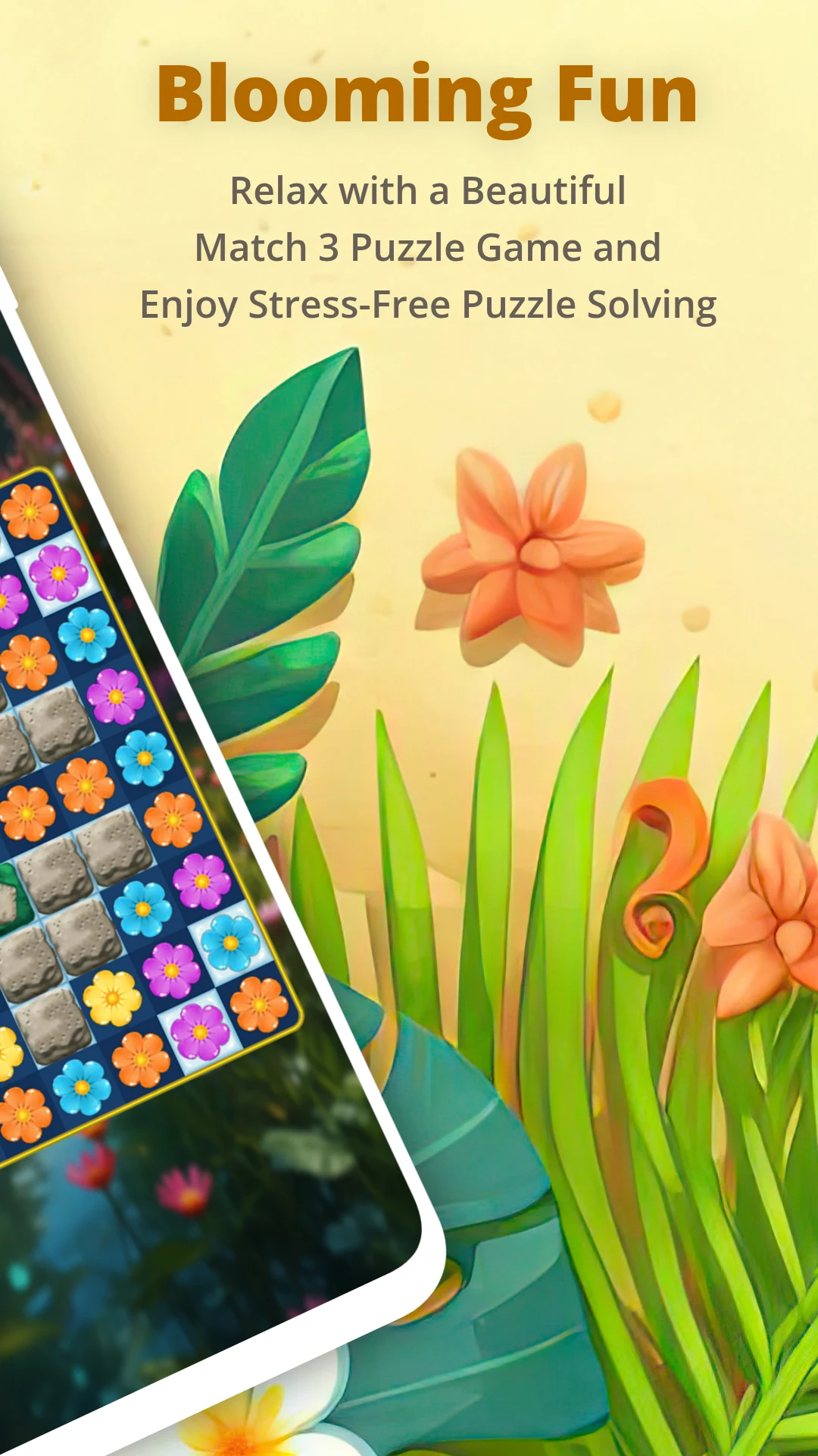 Match 3 Flowers screenshot