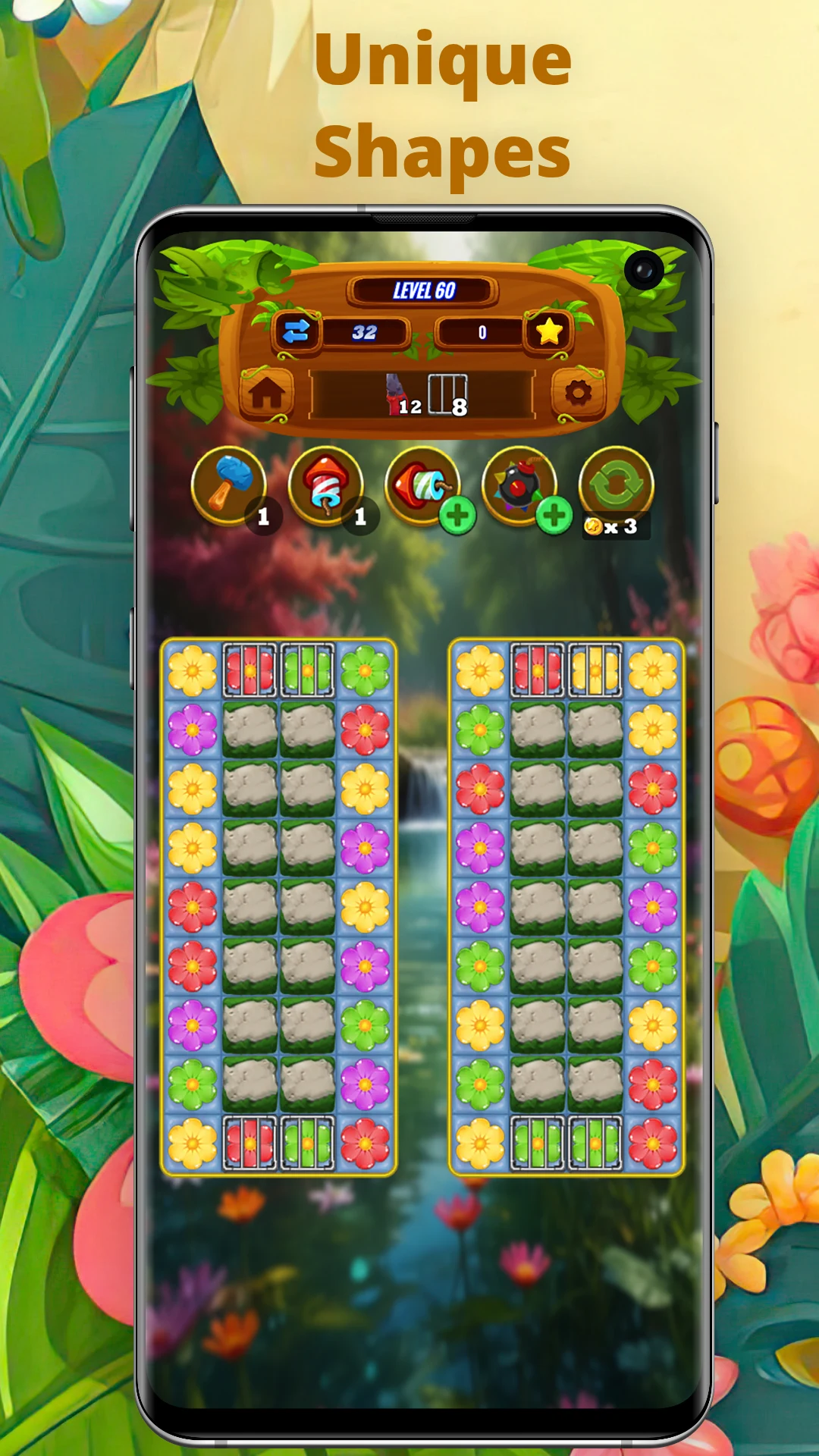 Match 3 Flowers screenshot